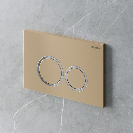 Клавиша смыва Grossman Galaxy 700.K31.01.310.310 золото матовый